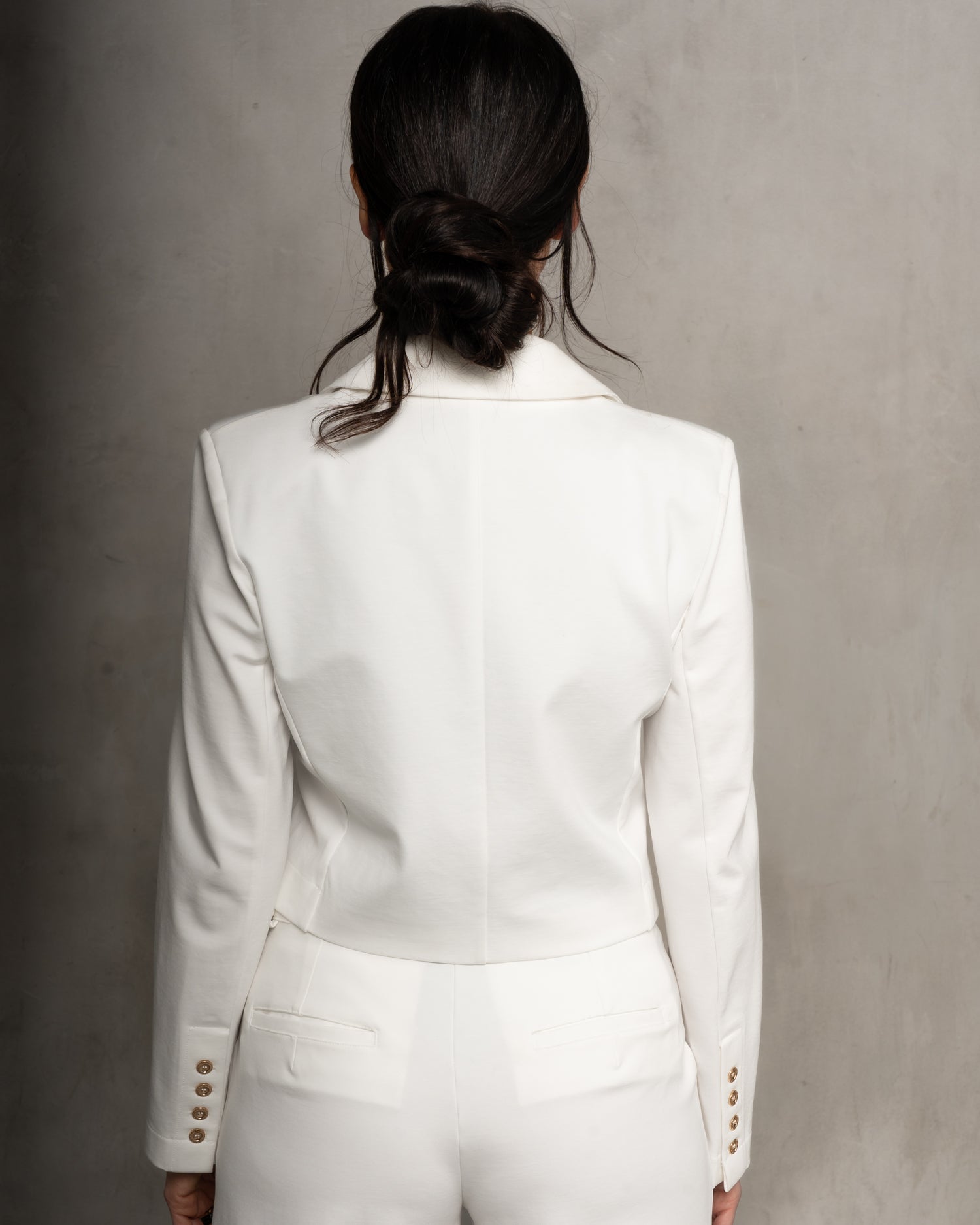 Cameron Premiere Cropped Blazer White