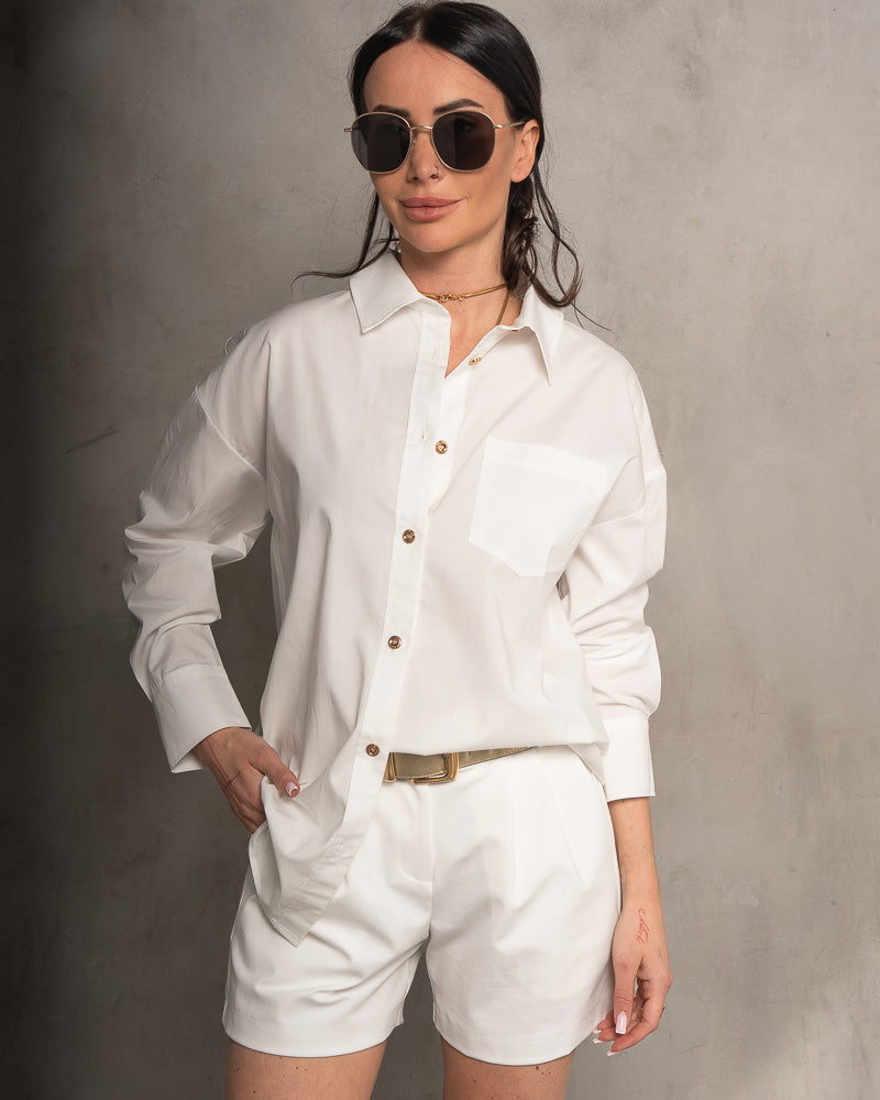 McCartney Oversized Shirt - White