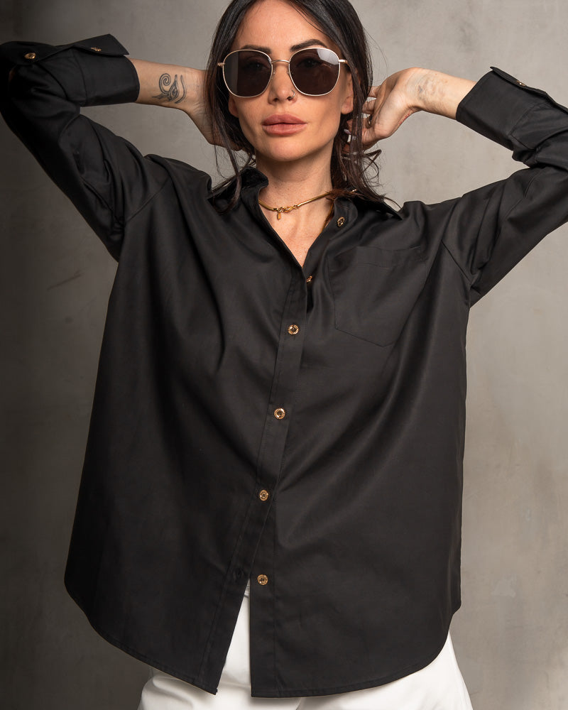 McCartney Oversized Shirt - Black