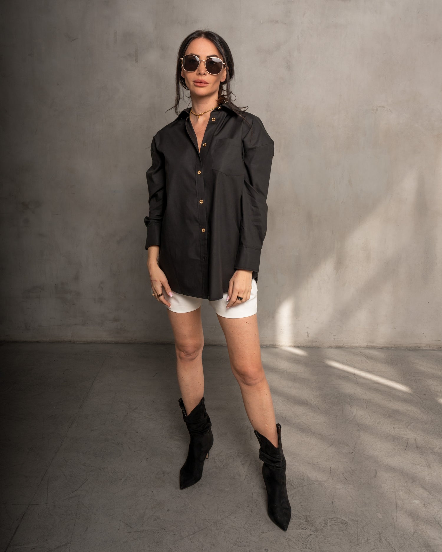 McCartney Oversized Shirt - Black