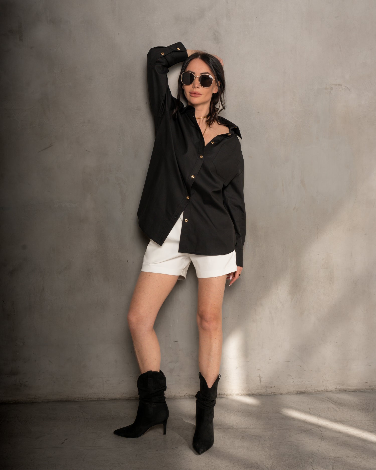 McCartney Oversized Shirt - Black