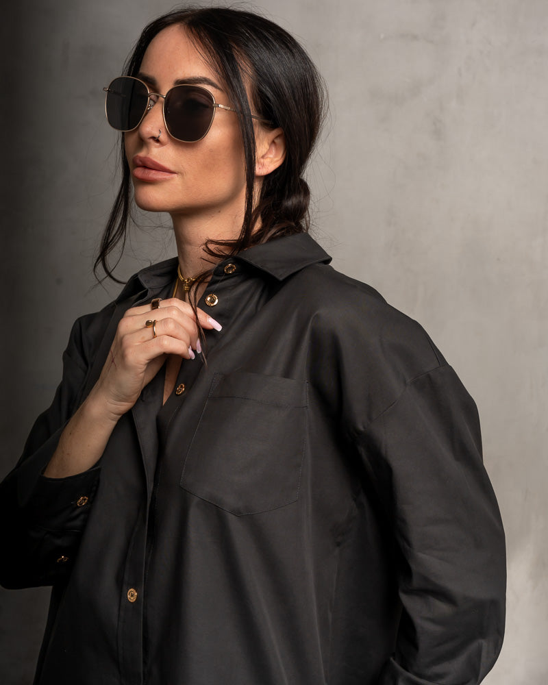 McCartney Oversized Shirt - Black