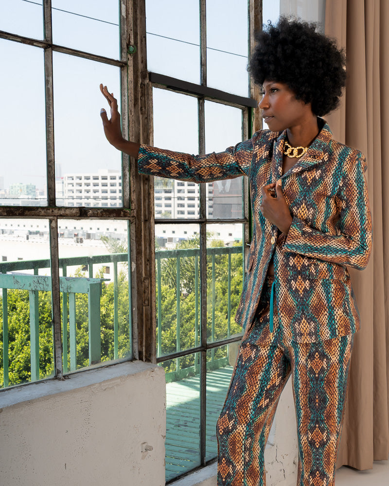 Kravitz Interlock Blazer Cobra