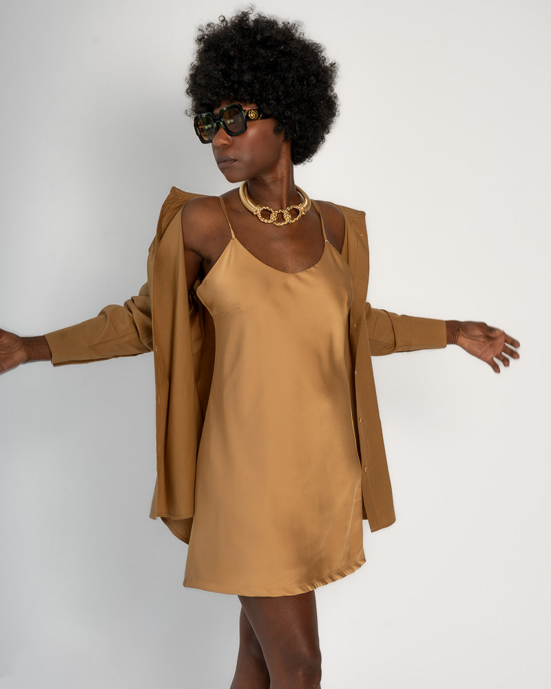 Basic Romy Mini Dress Dune