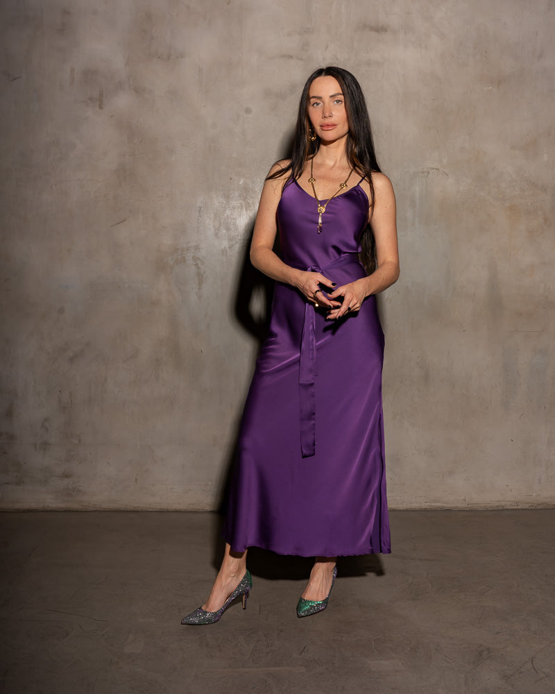 Basic Lennon Zipslip™️ Dress Amethyst