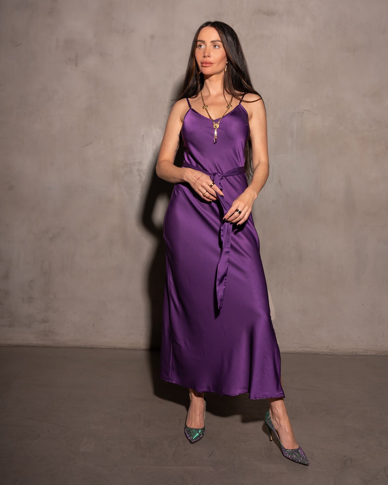 Basic Lennon Zipslip™️ Dress Amethyst