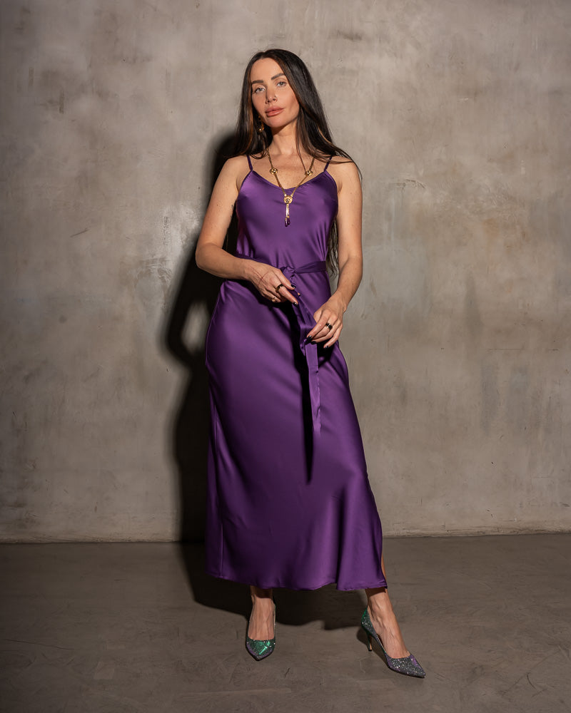 Basic Lennon Zipslip™️ Dress Amethyst