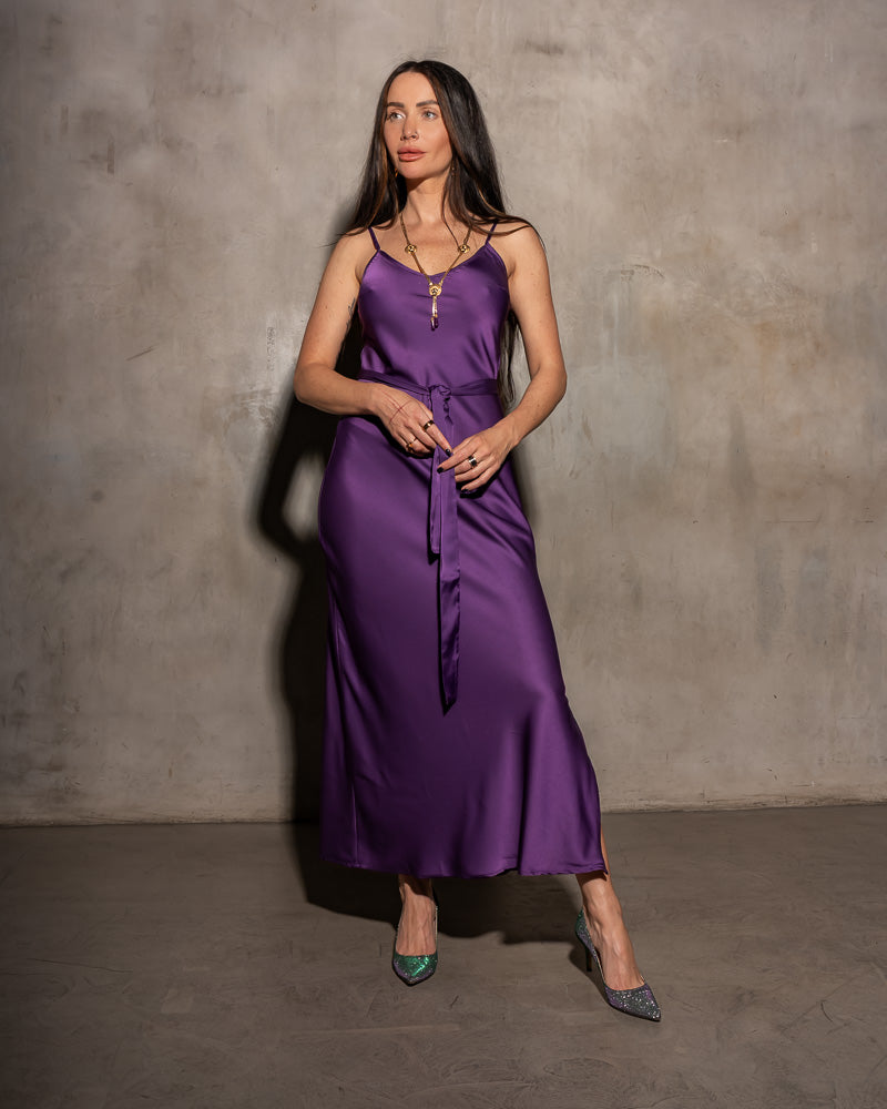 Basic Lennon Zipslip™️ Dress Amethyst
