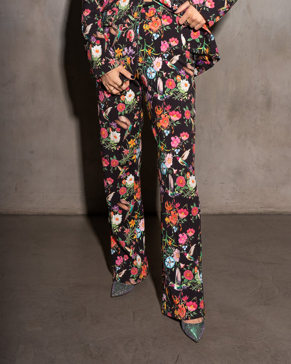 Jordan Interlock Pants Floral Hummingbird
