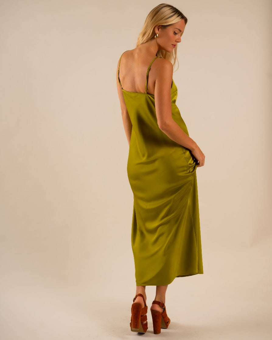Basic Lennon Zipslip™️ Dress Cactus 2