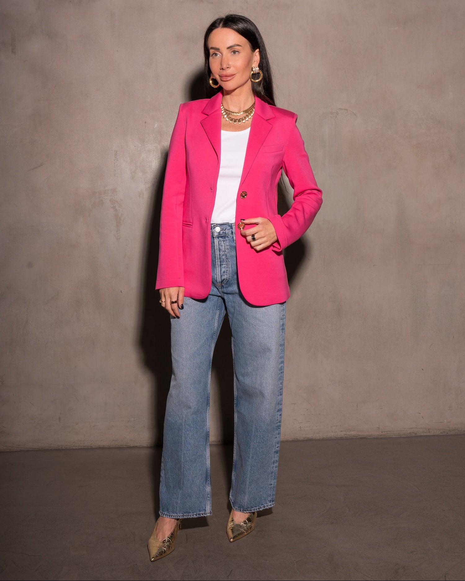 Morrison Ultra Luxe Blazer Hibiscus