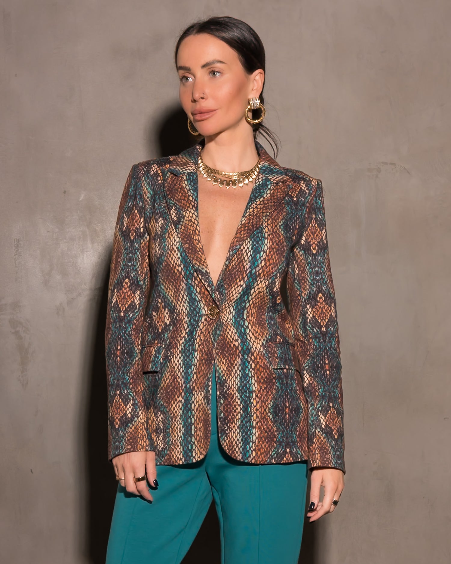 Kravitz Interlock Blazer Cobra