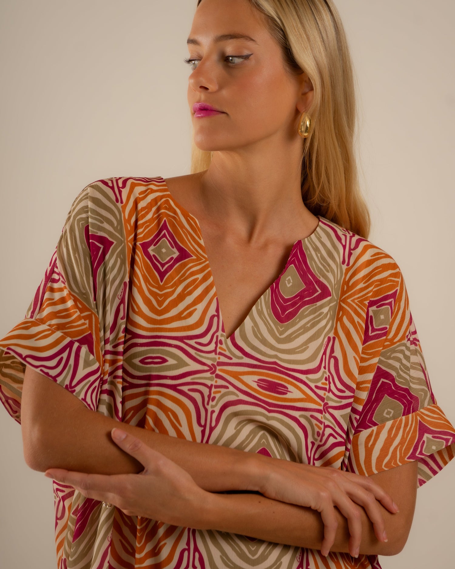 Beatrice Kaftan Dress Mesmerized Pattern 4