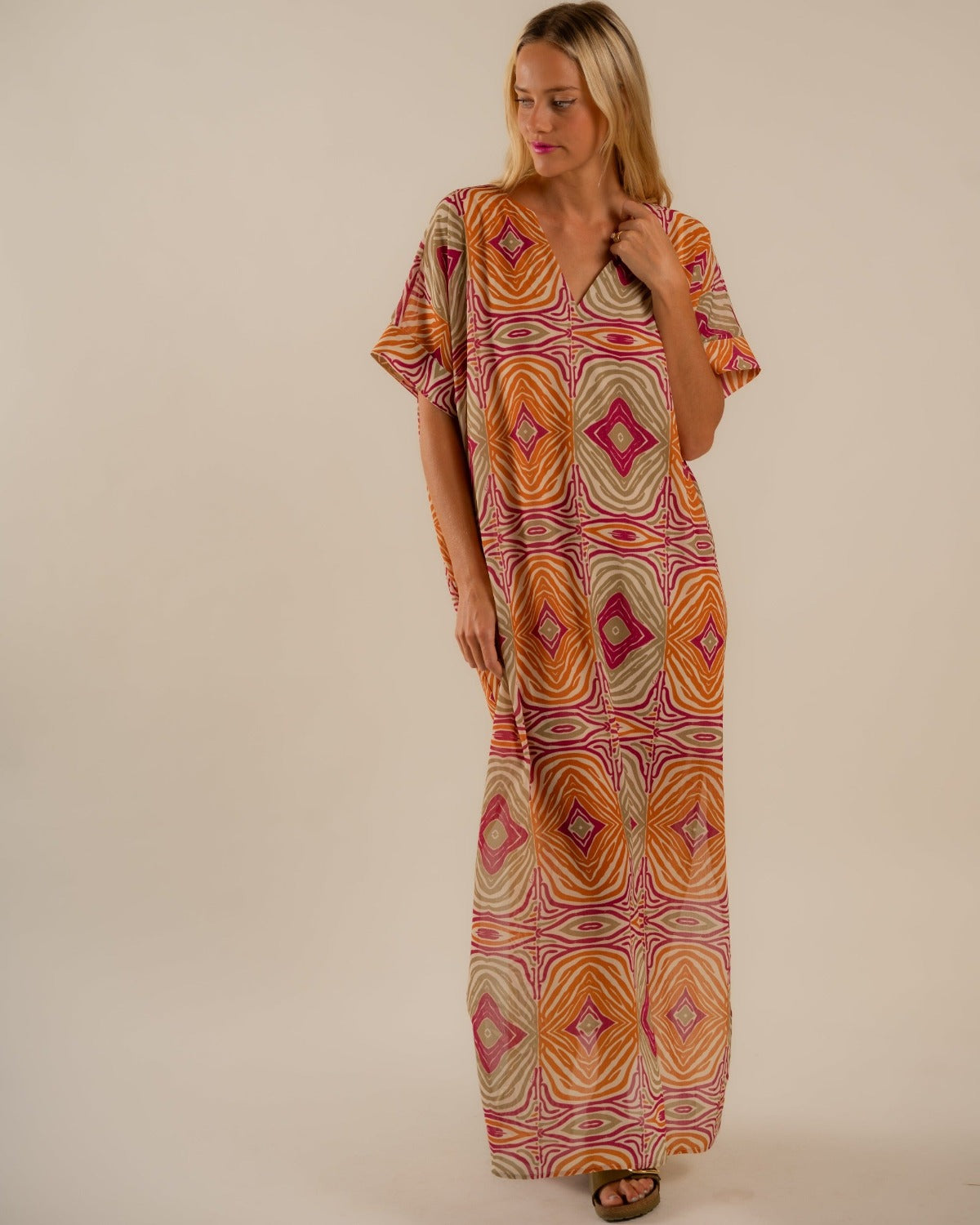 Beatrice Kaftan Dress Mesmerized Pattern 7