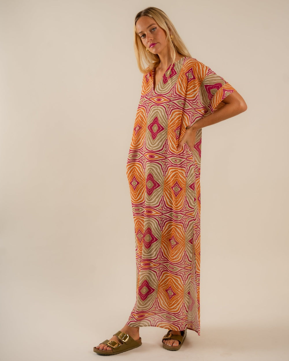 Beatrice Kaftan Dress Mesmerized Pattern 8
