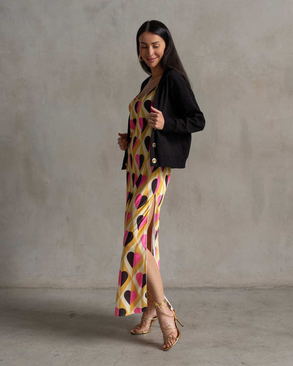 All Over Heart Lennon Zipslip™️ Dress 5