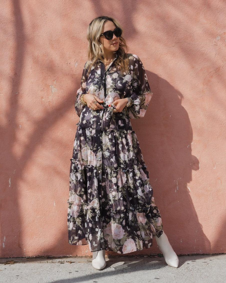 Delilah Tiered Maxi Dress