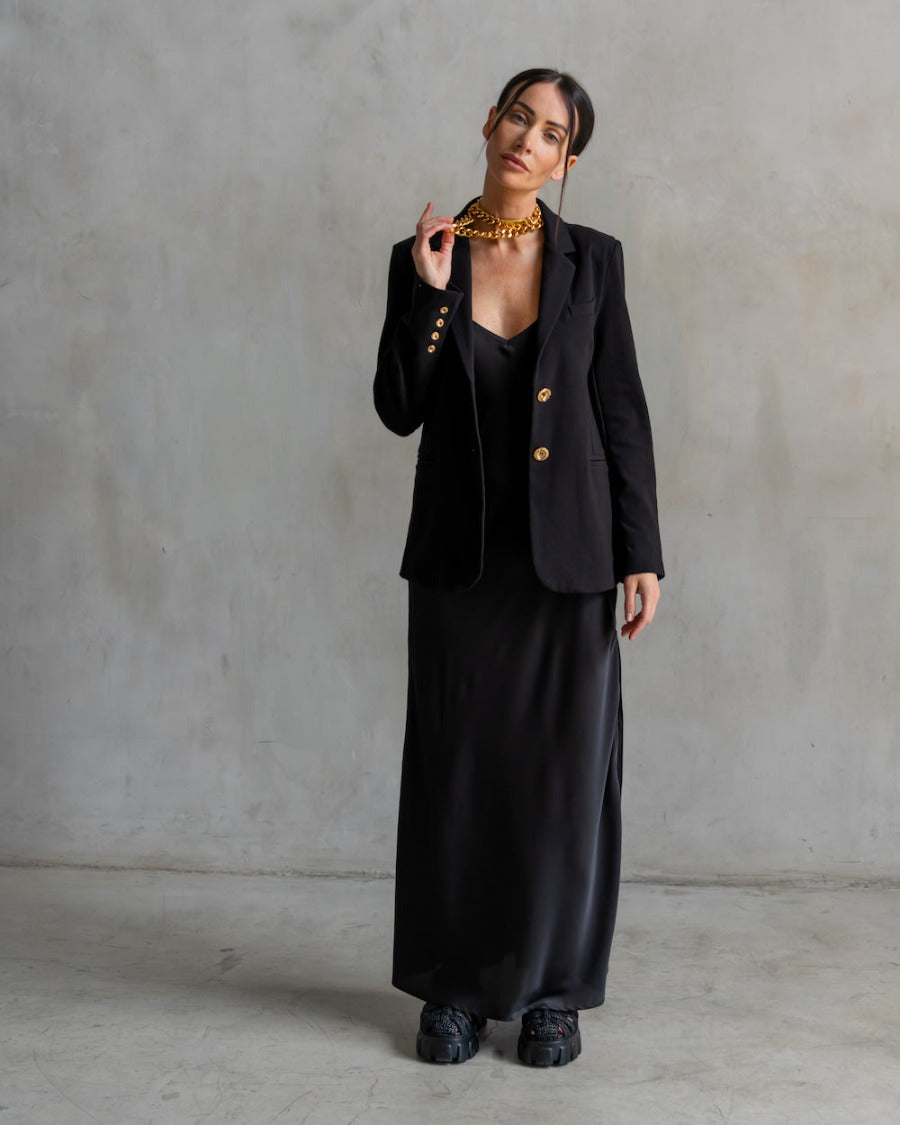 Basic Lennon Zipslip™️ Dress Black 6