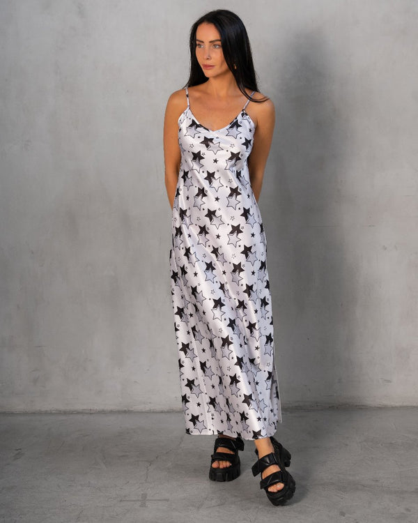 Lennon Zipslip™️ Stars (White/Multi)