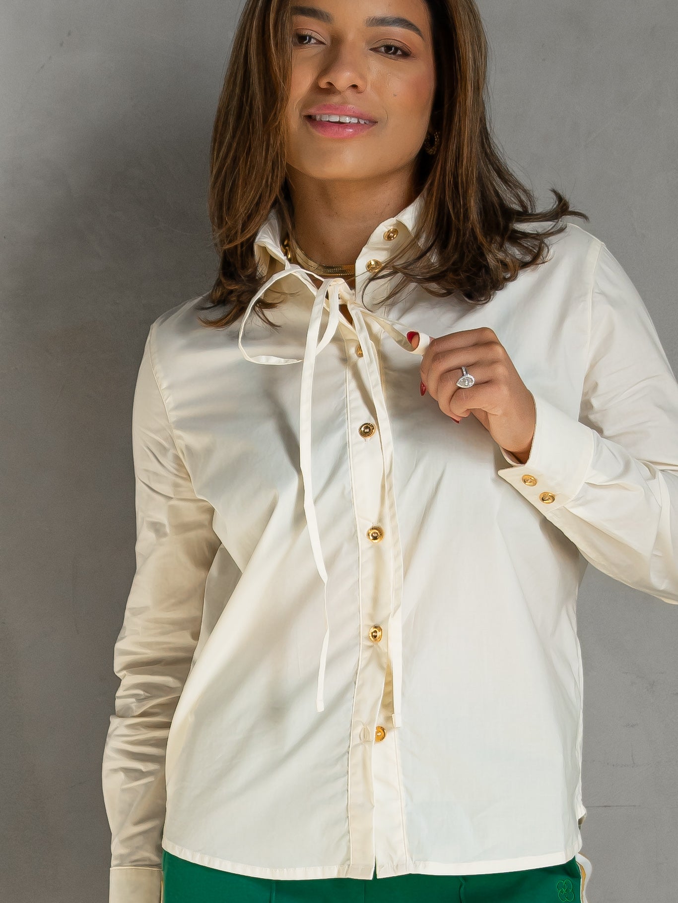 Secretariat Poplin Shirt - Basic (Ivory)