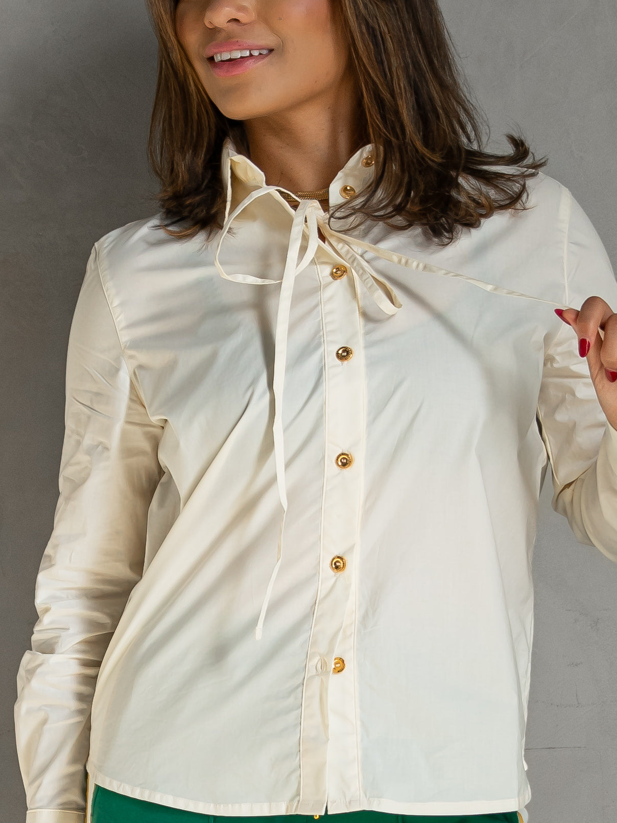 Secretariat Poplin Shirt - Basic (Ivory)