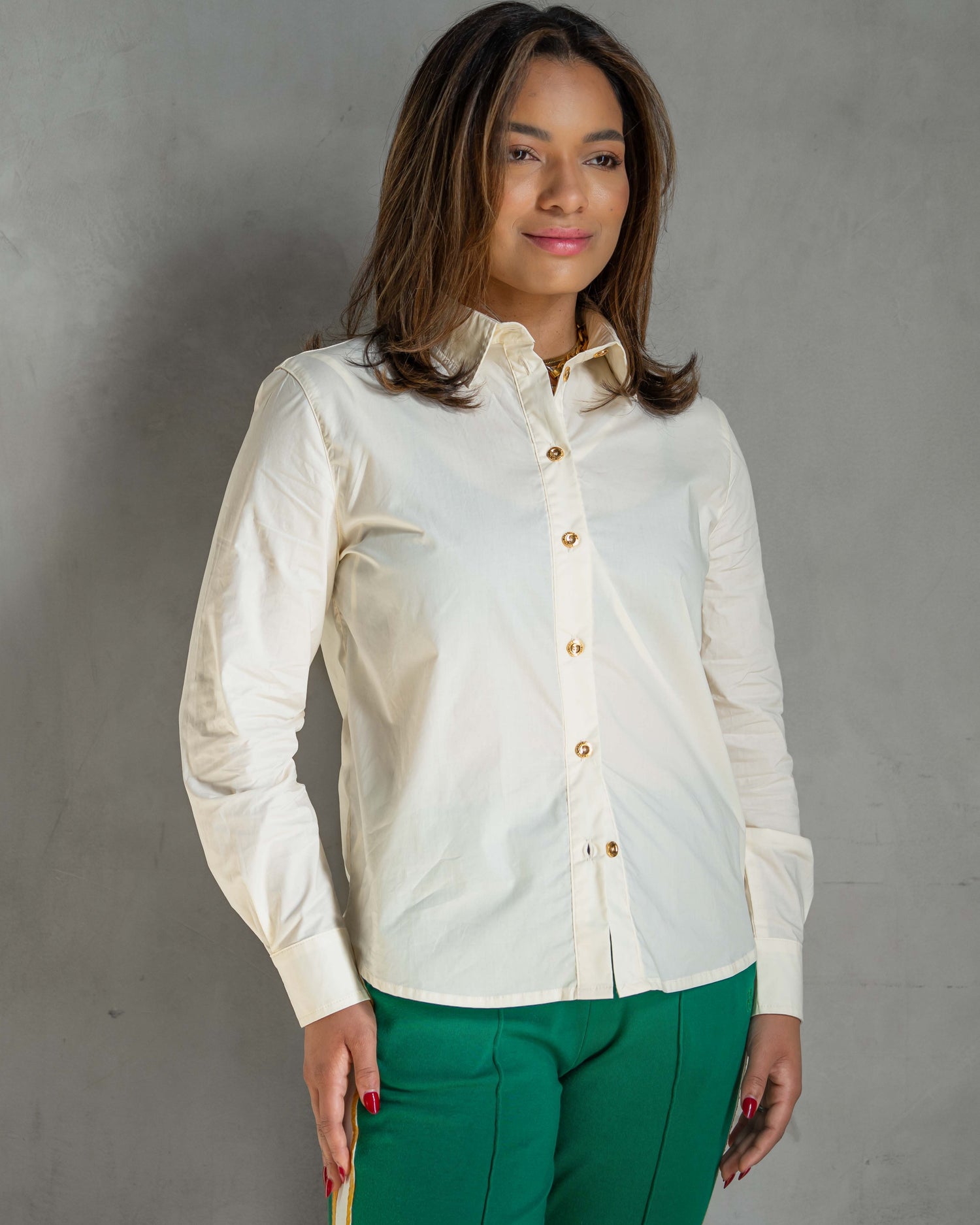 Secretariat Poplin Shirt - Basic (Ivory)