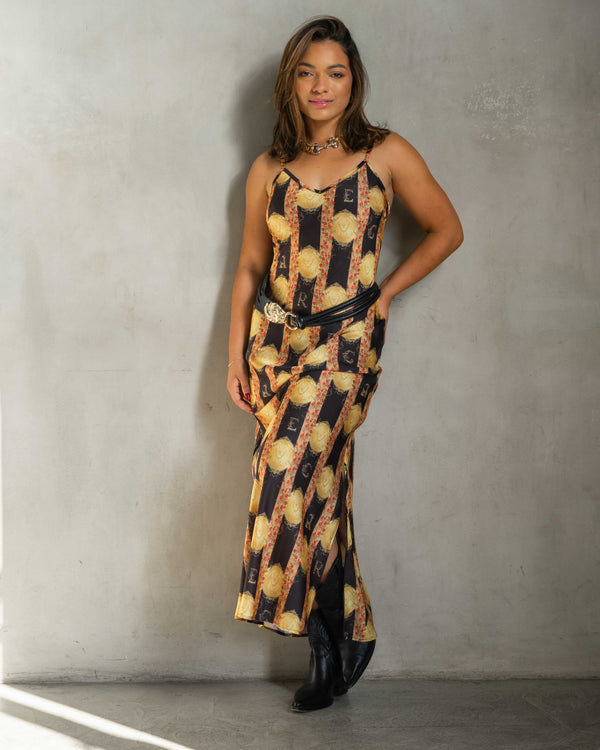 Lennon Zipslip™️ Dress Lion Medallion