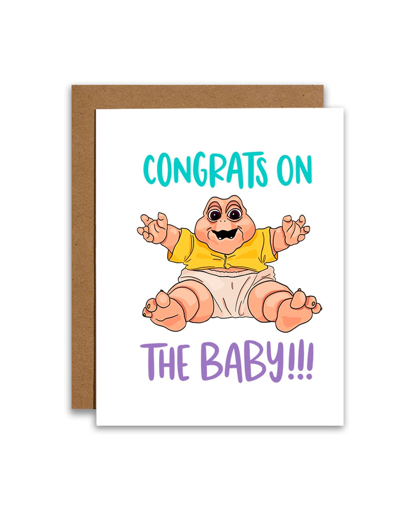 Dinosaurs Congrats On the Baby Card