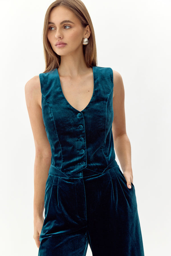 Marina Velvet Jumpsuit