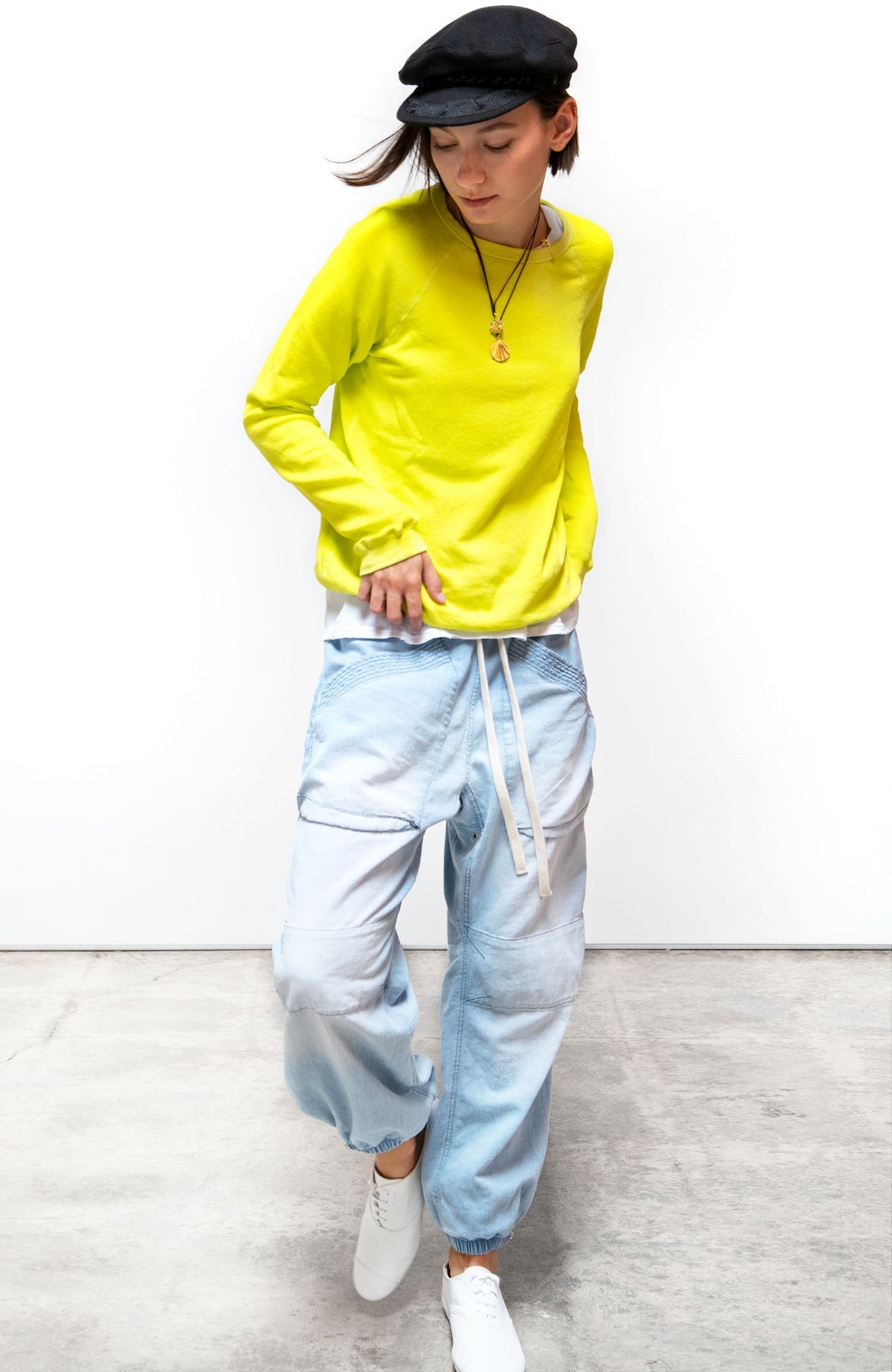 LUCKY RABBIT sweatshirt - yellow rabbit