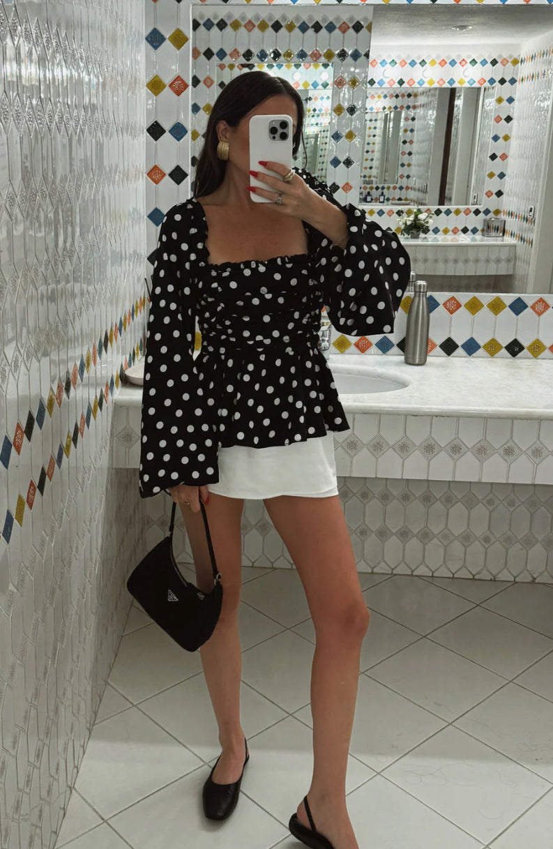 Atiana Top Polka Dot Luxe