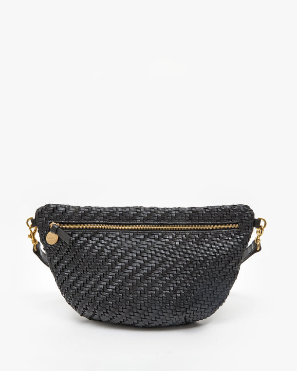 Grande Fanny Black Woven Zig Zag