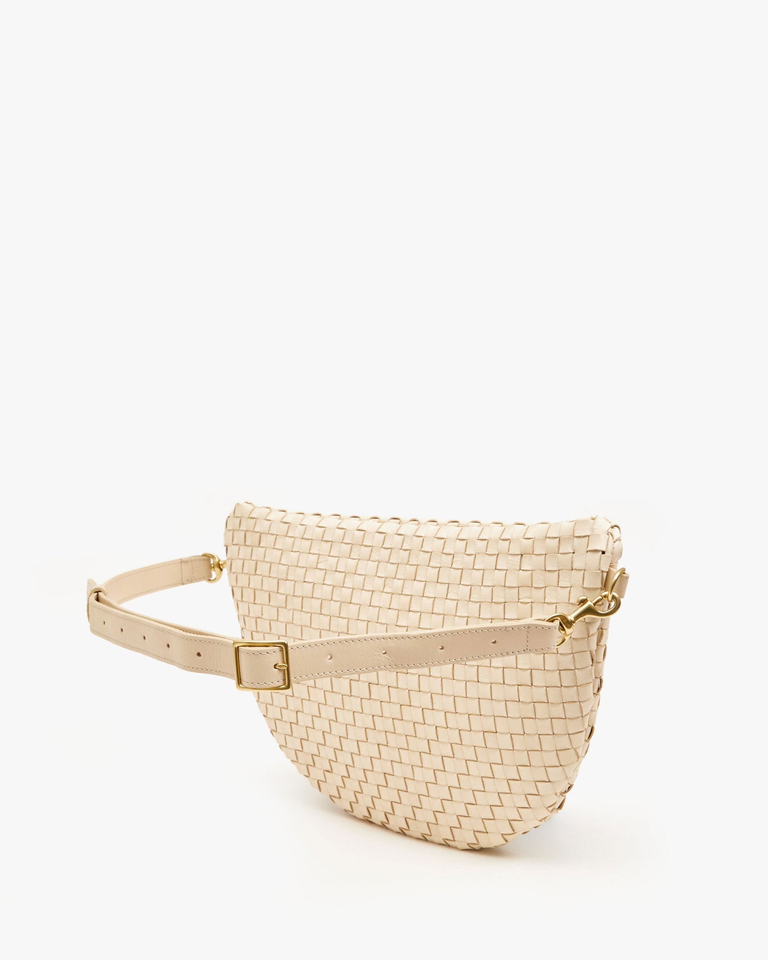 Grande Fanny Cream Woven Checker