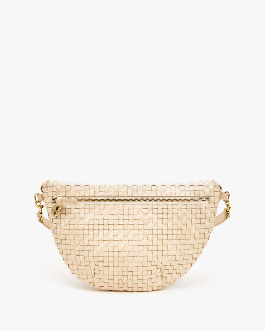 Grande Fanny Cream Woven Checker