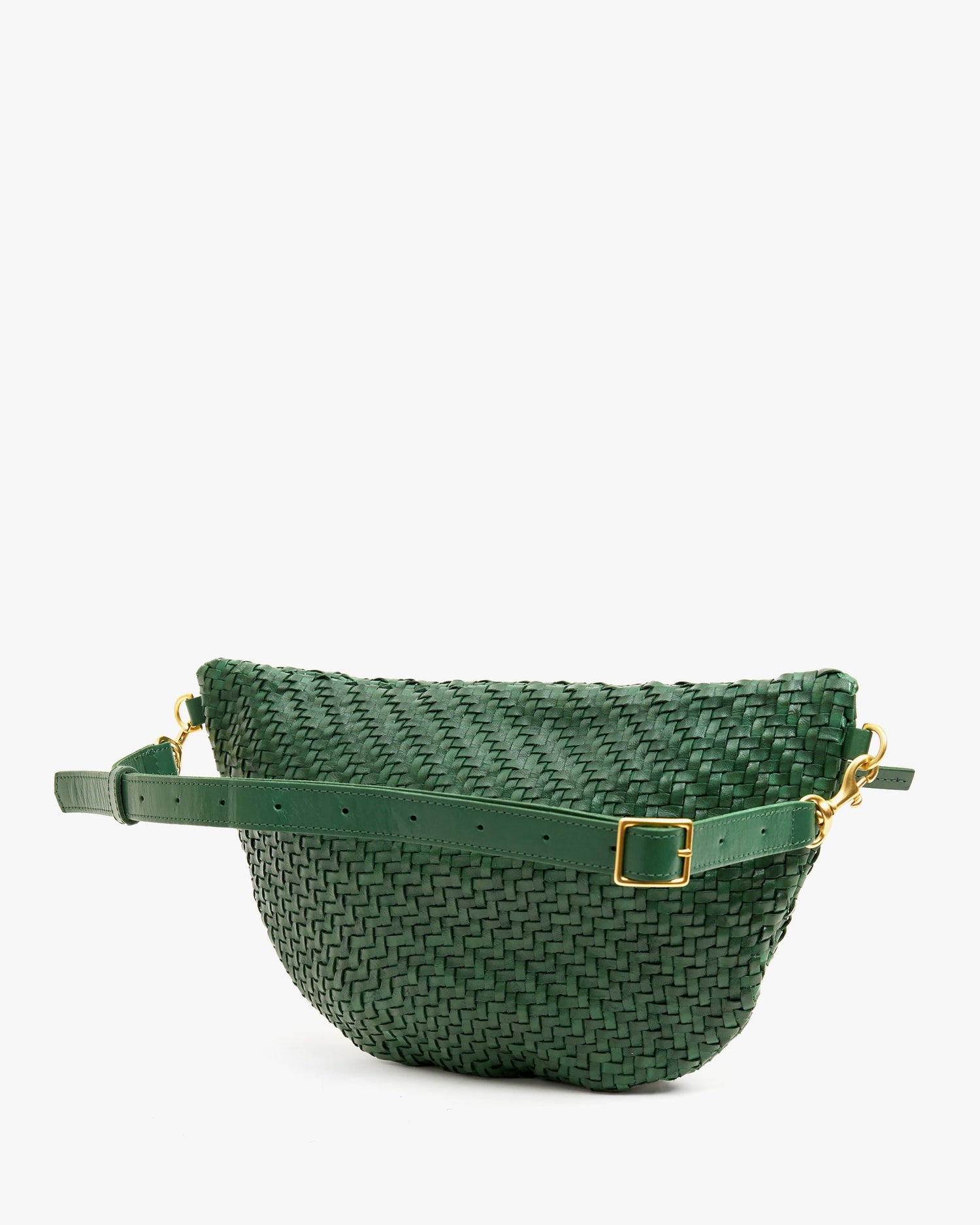 Grande Fanny - Evergreen Woven Zig-Zag