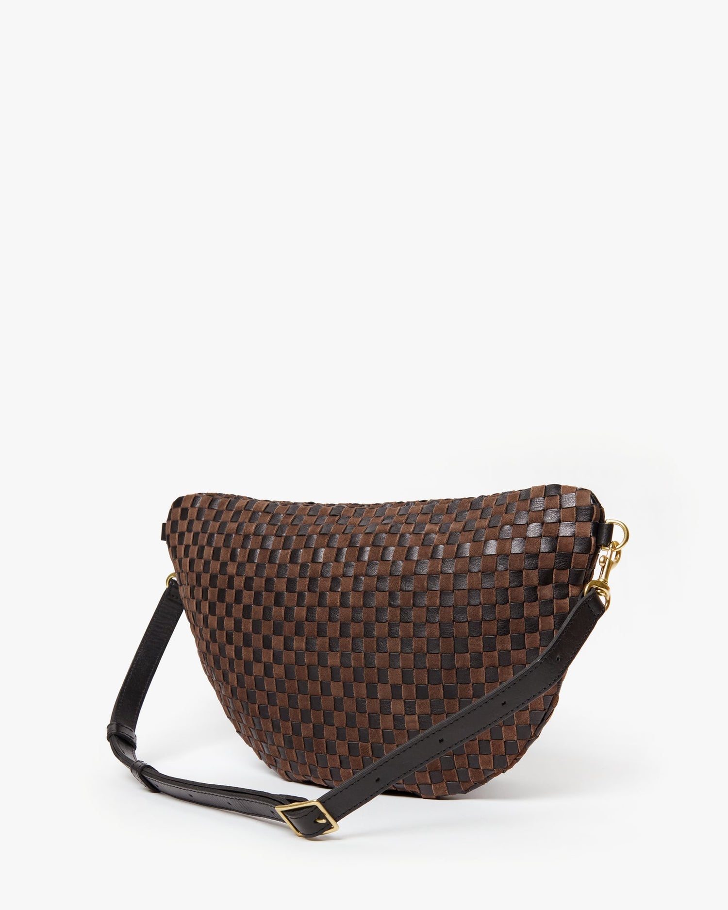 Grande Fanny Black/Chocolate Woven Checker