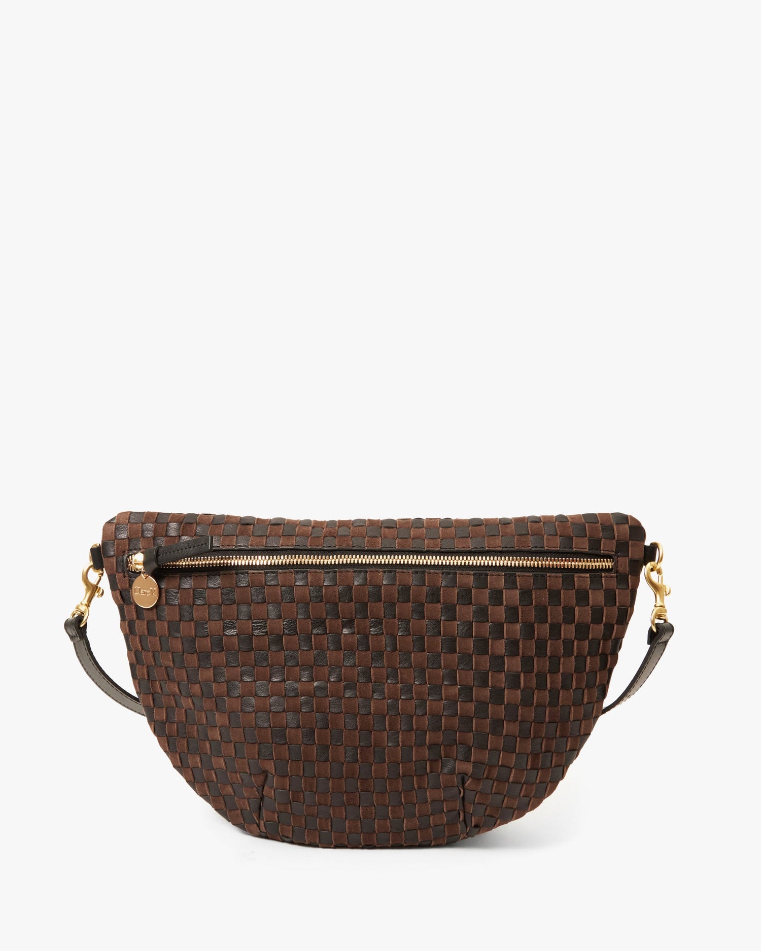 Grande Fanny Black/Chocolate Woven Checker