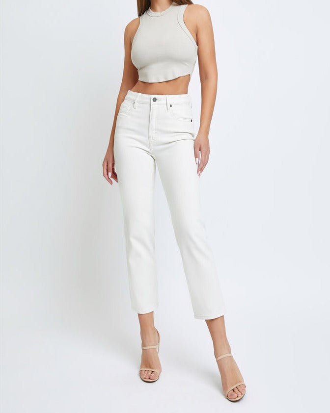 TRACEY SEA SALT WASH CROPPED JEANS