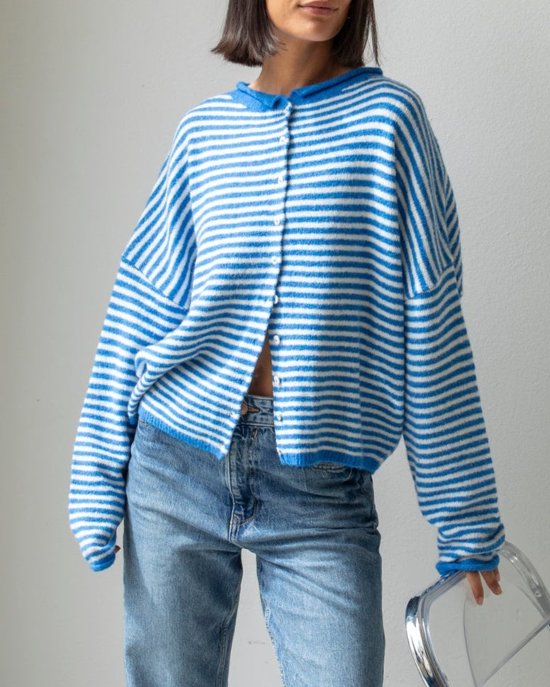 Sunday Stripe Cardigan