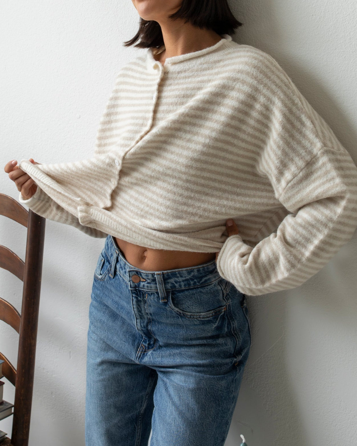 Sunday Stripe Cardigan