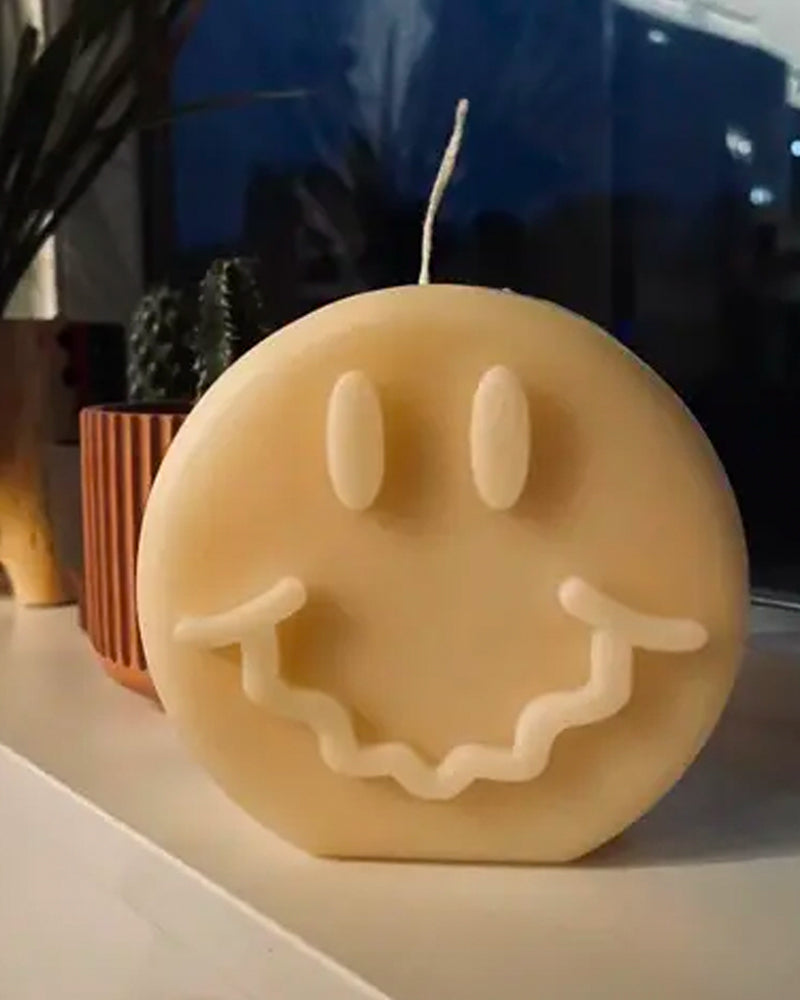 Happy Face Candle