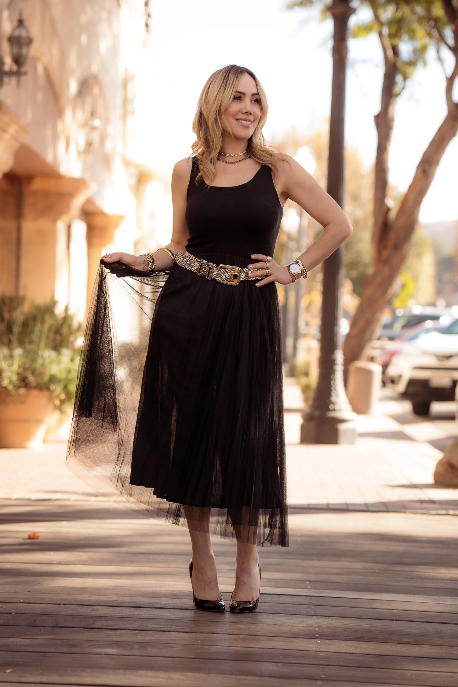 Elle Tulle Maxi Dress