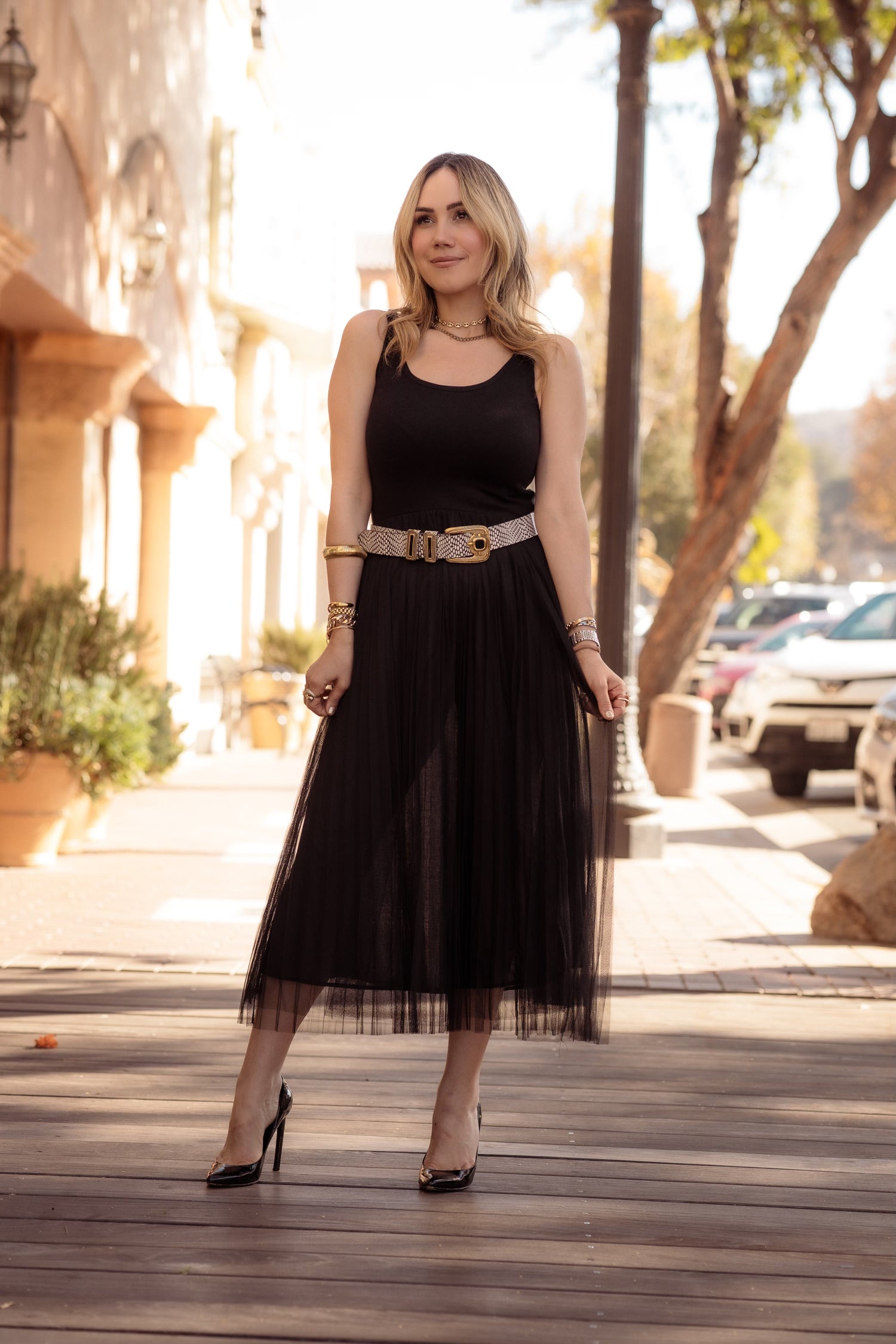 Elle Tulle Maxi Dress