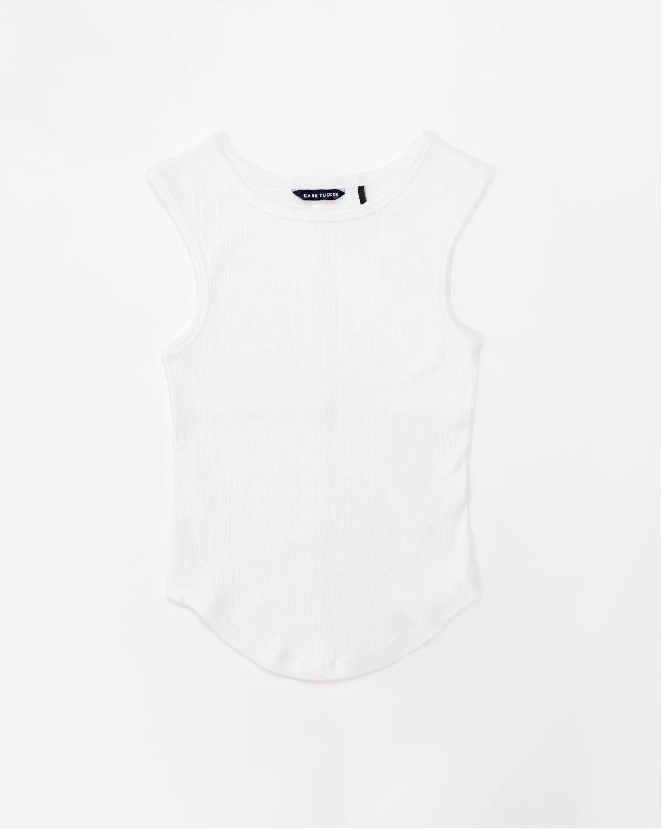 Klein Ribbed Tank - White