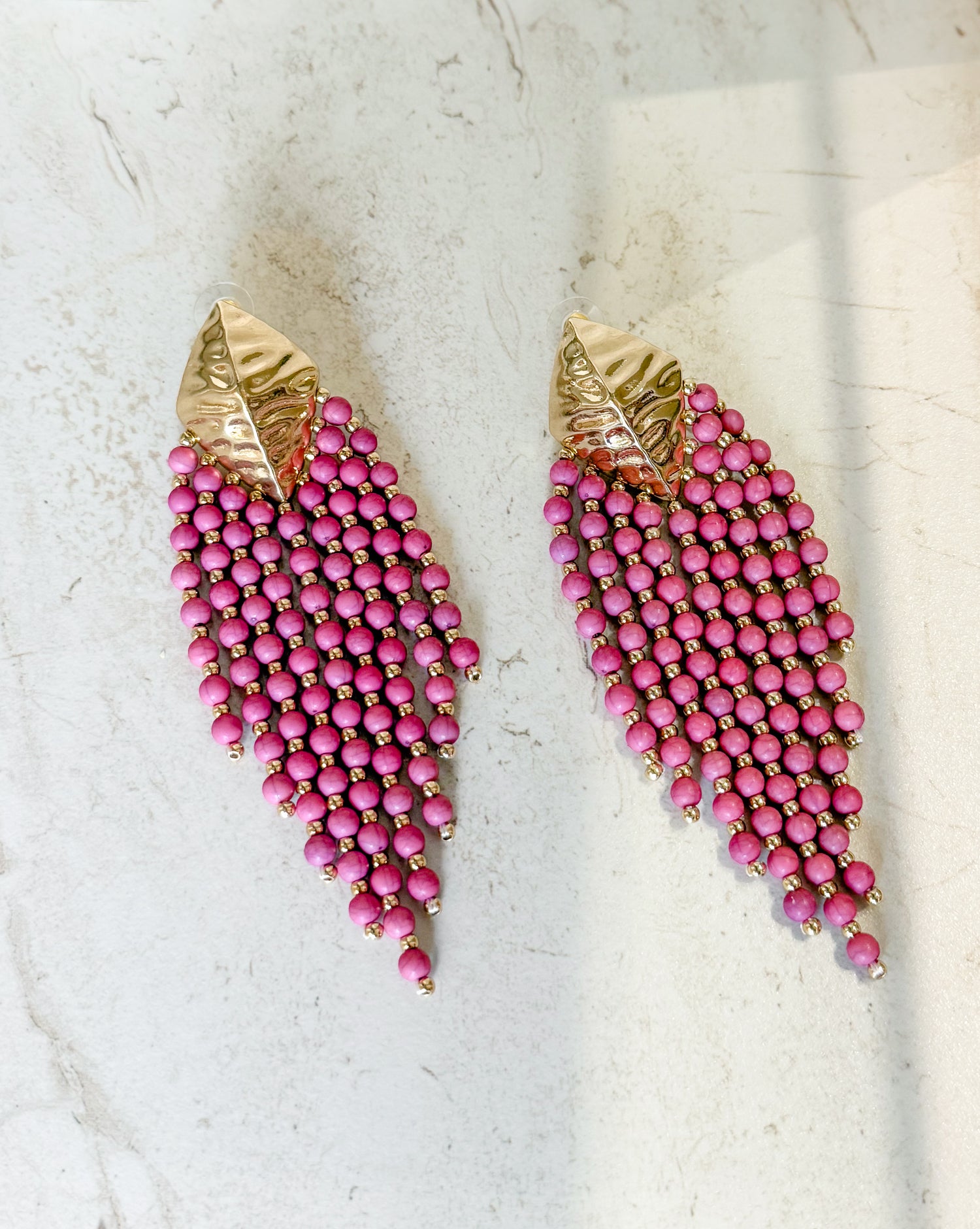 Beaded Tassel Earrings