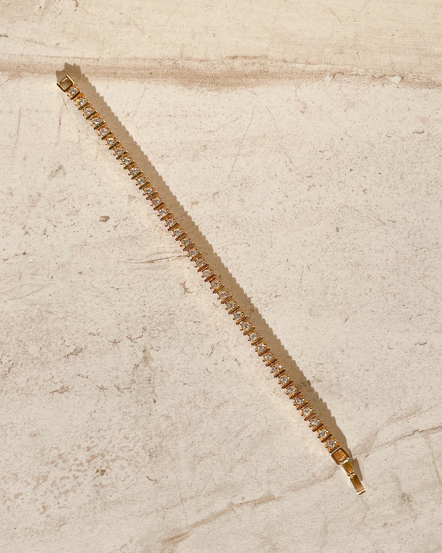 Vintage Crystal Tennis Bracelet