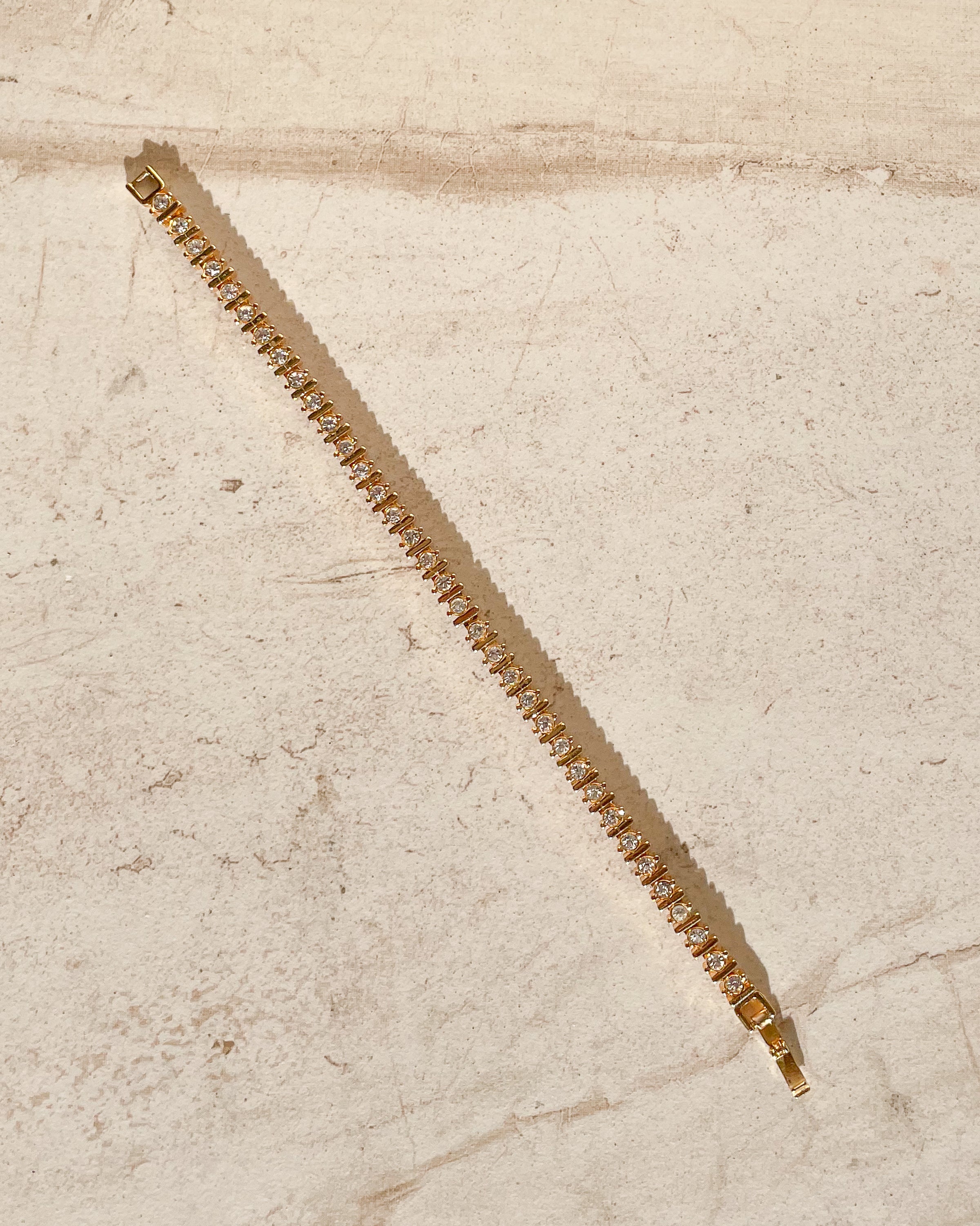 Vintage Crystal Tennis Bracelet