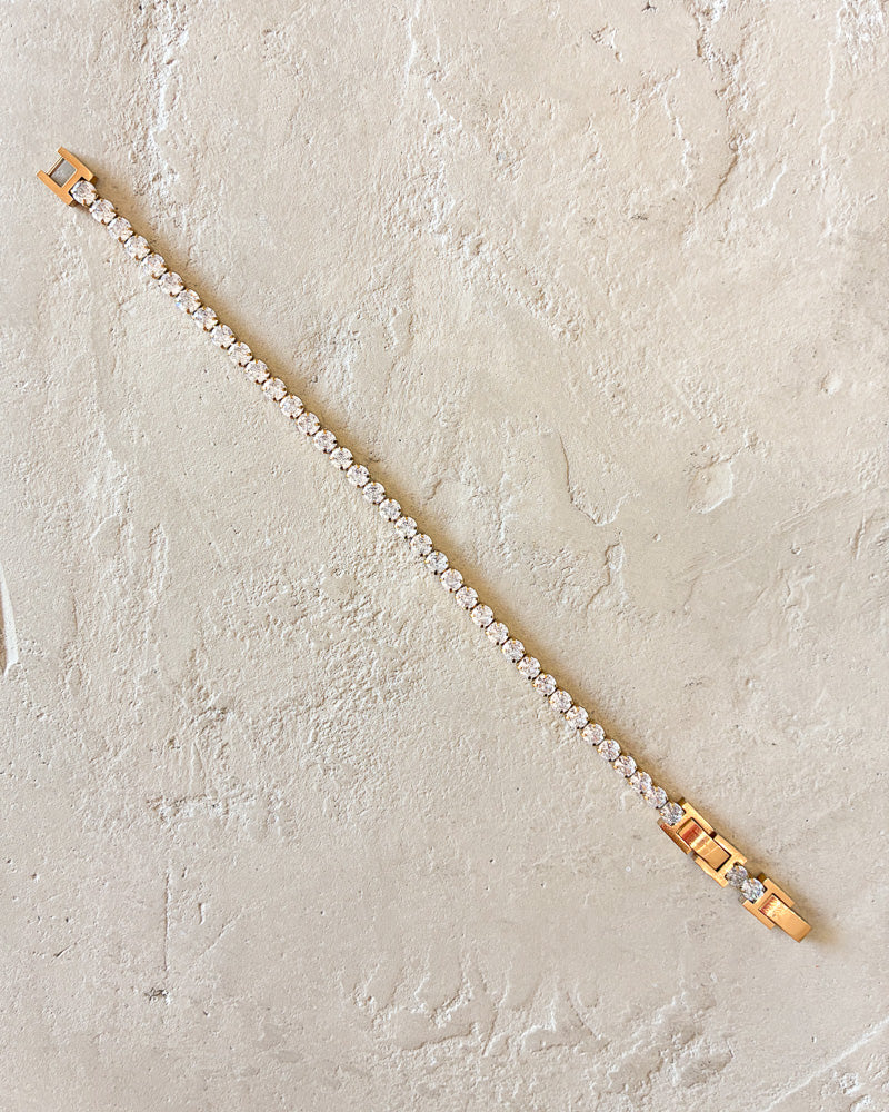 Round CZ Tennis Bracelet