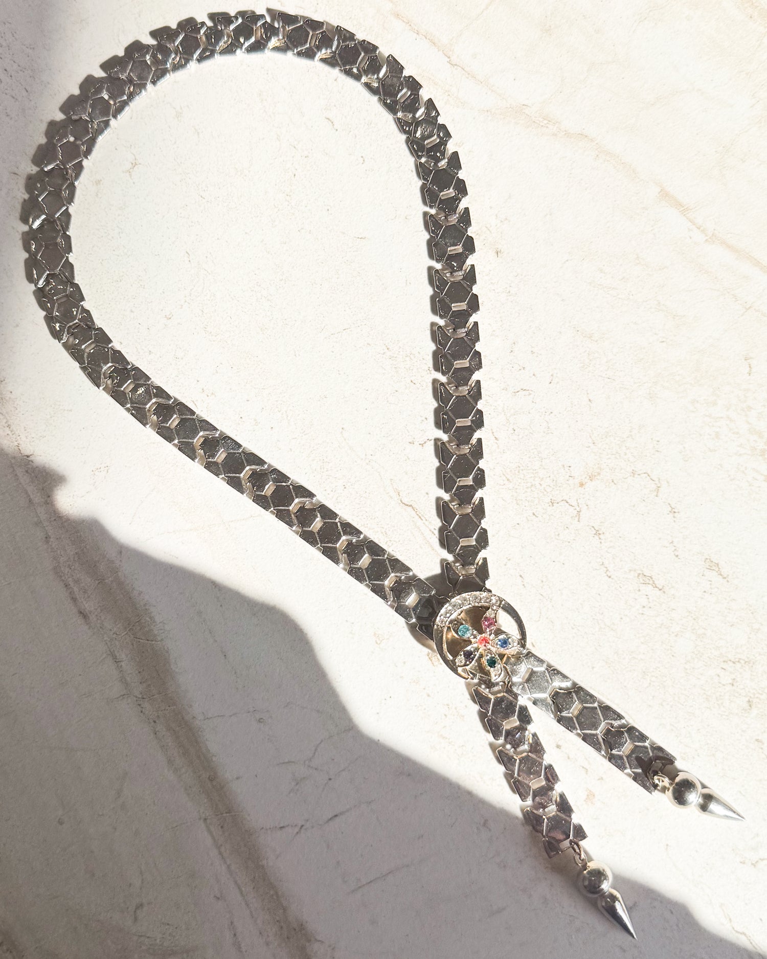 Bold Vintage Hollywood Fringe Necklace