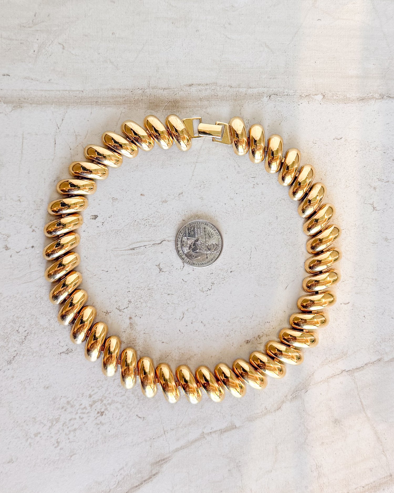 Vintage Napier Gold Plated Necklace